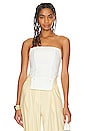 view 2 of 5 Nicoletta Corset Top in White