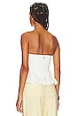 view 4 of 5 Nicoletta Corset Top in White