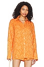 view 2 of 5 Robin Relaxed Button Down Shirt in Tangerine Dream