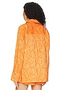 view 4 of 5 Robin Relaxed Button Down Shirt in Tangerine Dream