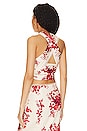 view 3 of 4 Top 532 in Red & Cream Floral