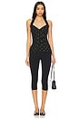 view 4 of 4 Romi Halter Top in Black And Cream Dot