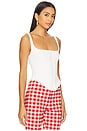 view 2 of 4 Suzy Knit Corset Top in White