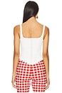 view 3 of 4 Suzy Knit Corset Top in White