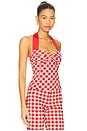 view 2 of 5 Lizzie Top in Red Gingham Print