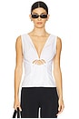 view 1 of 4 Ira Top in White