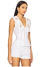 view 2 of 5 Evelyn Top in White