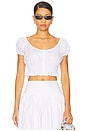 view 1 of 4 Brigette Top in White