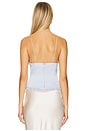 view 3 of 4 Odette Corset Top in Dusty Blue