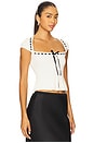 view 2 of 4 Denisa Top in Ivory