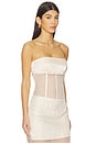 view 2 of 4 Cara Strapless Corset in Champagne