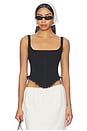 view 1 of 4 Suzy Knit Corset Top in Black