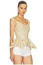 view 3 of 6 Isadora Top in Pale Khaki