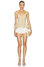 view 5 of 6 Isadora Top in Pale Khaki