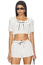 view 1 of 4 Gracie Top in Ivory