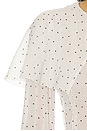 view 7 of 6 Elise Blouse in Cream & Black Dot