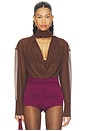 view 1 of 4 Samira Blouse in Dark Brown