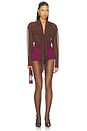view 5 of 4 Samira Blouse in Dark Brown
