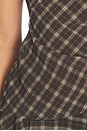 view 6 of 5 Velora Top in Moss Brown Plaid