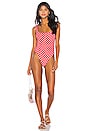 view 1 of 3 Amelie One Piece in Red Dot