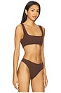 view 2 of 4 Cecilia Top in Dark Brown