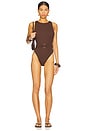 view 1 of 3 Cecilia One Piece in Dark Brown