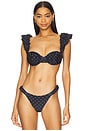 view 1 of 5 Zella Top in Black & White Dot