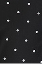 view 5 of 5 Zella Top in Black & White Dot