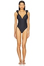 view 1 of 3 Zella One Piece in Black & White Dot