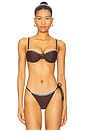 view 1 of 4 Camelia Top in Dark Brown
