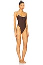 view 2 of 3 Camelia One Piece in Dark Brown