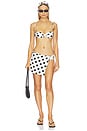 view 5 of 5 Twyla Top in Black & White Polka Dot