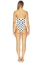view 3 of 3 Twyla One Piece in Black & White Polka Dot