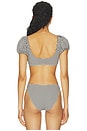 view 3 of 5 Chantel Top in Black & White Gingham