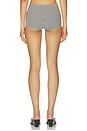 view 3 of 5 Llilah Short in Black & White Gingham