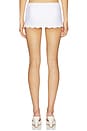 view 3 of 4 Cosima Skort Bottom in White