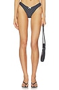 view 1 of 5 BAS DE MAILLOT DE BAIN ANTONIA  in Black & White Dot