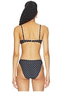 view 3 of 5 Cambrie Top in Black & White Dot