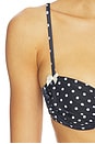 view 5 of 5 Cambrie Top in Black & White Dot