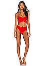view 4 of 4 BAS DE MAILLOT DE BAIN BABY DOLL in Bright Red