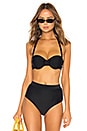 view 1 of 5 x ATL Bikini Top 298 in Black