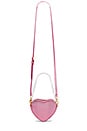 view 5 of 6 Mini Ava Heart Bag in Pink