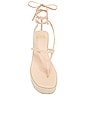view 4 of 5 Ceci Jute Sandal in Blush