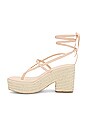 view 5 of 5 Ceci Jute Sandal in Blush