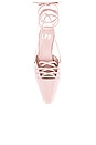 view 4 of 5 Ross Lace Up Heel in Dusty Pink