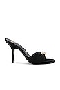 view 1 of 5 Bellissima Sandal in Black Taffeta