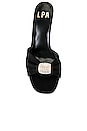 view 4 of 5 Bellissima Sandal in Black Taffeta