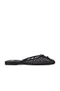 view 1 of 5 Milano Mule in Black Woven Leather
