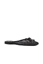 view 2 of 5 Milano Mule in Black Woven Leather