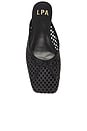 view 4 of 5 Milano Mule in Black Woven Leather